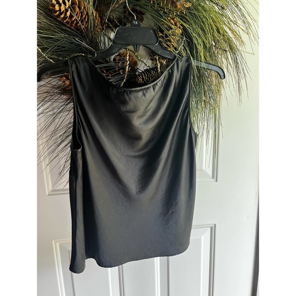 LAFAYETTE 148 New York Womens Black Sleeveless Silk shirt/top/ blouse Si… - Picture 3 of 13